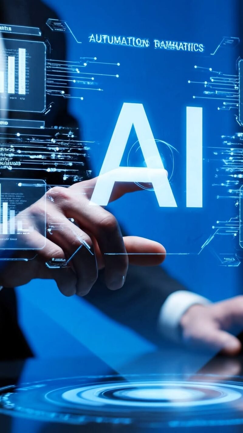 AI automation concept representing AI-generated review reply suggestions